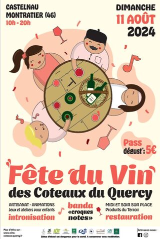 Fête du Vin des Coteaux du Quercy à Castelnau-Montratier