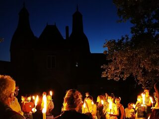 Visite aux flambeaux à la Commanderie templière d'Arville