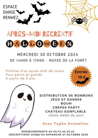 Après-midi récréatif d'Halloween