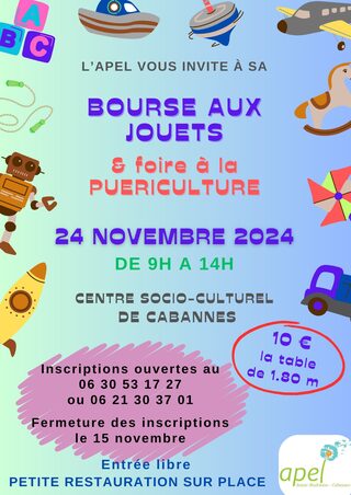 Bourse aux jouets & Puériculture