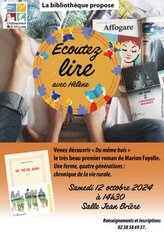 Ecoutez lire:  un livre de Marion Fayolle, 