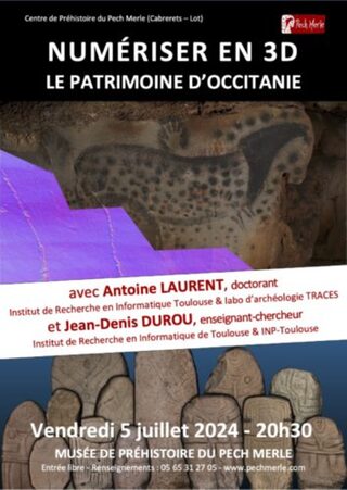 Conférence : Numériser en 3D le patrimoine d'Occitanie