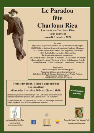 Fête en honneur de Charloun Rieu