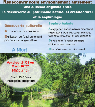 Sophro-balade Jardin des Plantes de Niort