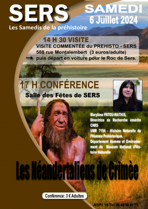 Samedis de la préhistoire: Préhistoire, Neandertal en Crimée
