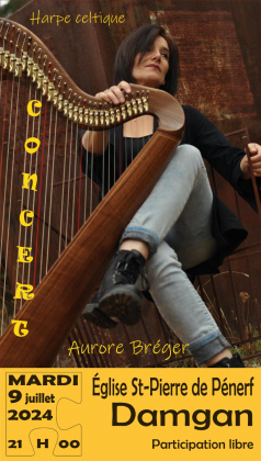 Aurore Bréger, harpe celtique