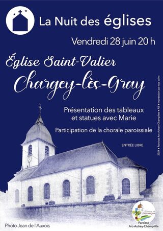 Eglise St-Valier, Chargey-lès-Gray (70)