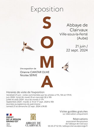 Exposition SOMA à l'Abbaye de Clairvaux