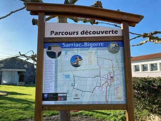 Parcours de découverte de la commune de Sarriac Bigorre