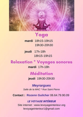 Les 1ères séances de méditation et yoga à Meyrargues