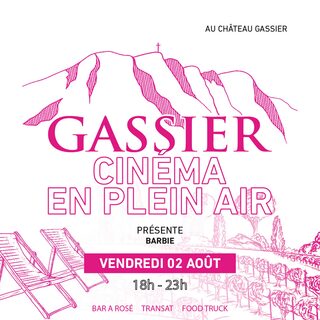 Cinéma en plein air au Château Gassier