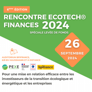 Rencontre Ecotech Finances