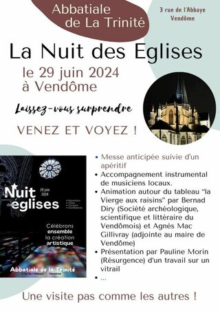 Nuit des églises à Vendôme (Loir et Cher)