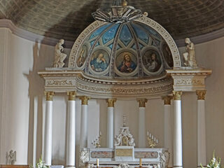 L'église Saint-Pierre-ès-Liens et les peintures de Giovanni Masutti