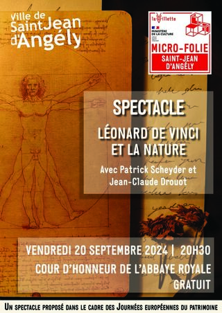 Spectacle Léonard de Vinci et la nature