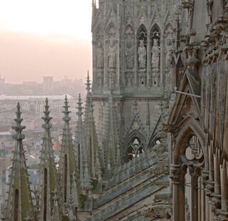 Visite libre des tours d'une cathédrale gothique