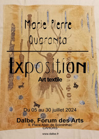 Exposition art textile, Marie Pierre Quaranta