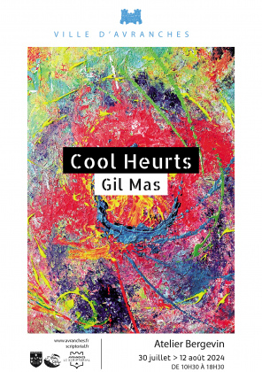 Gil Mas expose ses "Cool Heurts" à l'atelier Bergevin d'Avranches