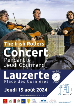 Concert pendant le jeudi gourmand " Groupe Irish rollers  "