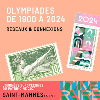 Exposition « Les timbres des Olympiades de 1900 à 2024 »