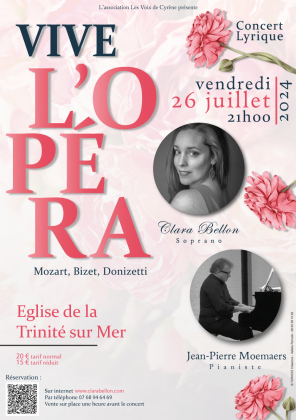 "Vive l'opéra",Clara Bellon Soprano