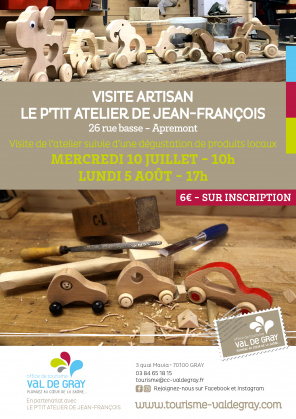 Visite artisan : Le p'tit atelier de Jean-François