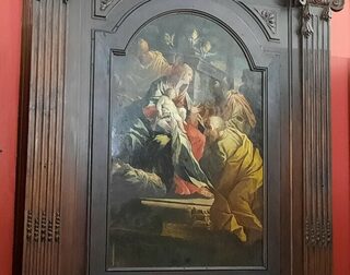 Présentation de la restauration d'un tableau