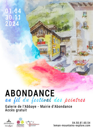 « Abondance, au fil du festival des peintres »