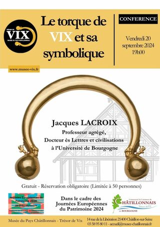 Conférence sur le torque de Vix et sa symbolique