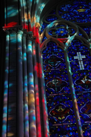 Visite de la basilique (statues et vitraux)