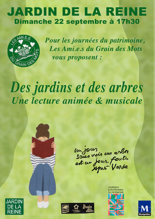 Lecture animée, poétique et littéraire : « Des jardins et des arbres »