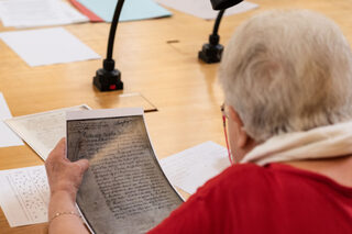 Atelier de paléographie aux Archives nationales d'outre-mer