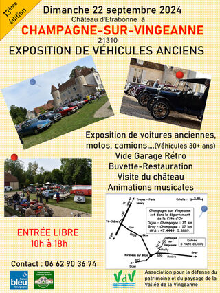 13e journée rétromobile du château d'Étrabonne