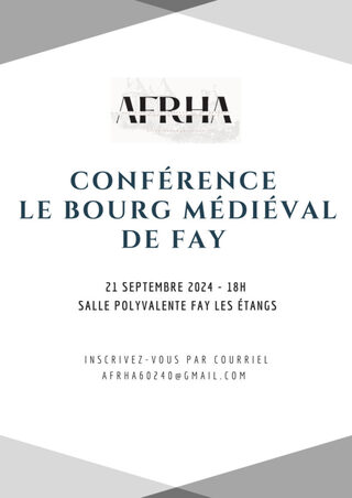 Conférence : Le bourg médiéval de Fay