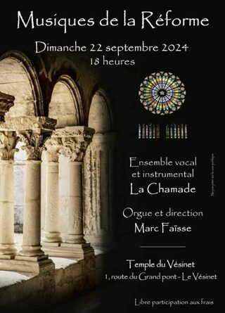 Concert « La Chamade » - musique de la réforme protestante