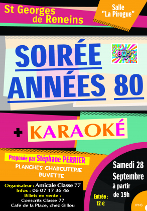 Soirée "années 80" et Karaoké