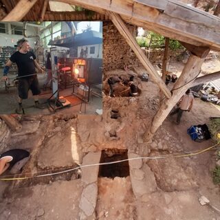 Sur les traces des verriers du Rouergue : découverte des gestes du verrier Pierr