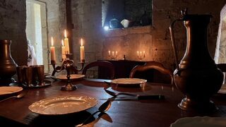 Visite guidée de la cuisine du Marquis au château d'Aubais