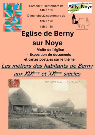 Les métiers des habitants de Berny-sur-Noye au XIXème et XXème siècle