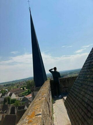 Montée à la tour de l'église Notre-Dame d'Auxonne