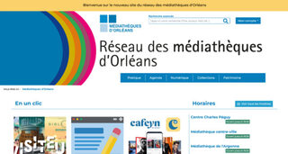 Découverte du nouveau site internet du réseau des médiathèques d’Orléans