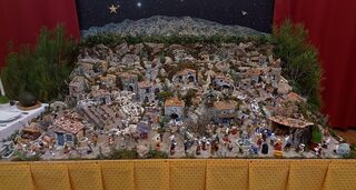 Crèche traditionnelle provençale de Noël