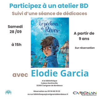 Rencontre avec Elodie Garcia autrice et illustratrice BD