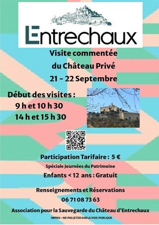 Visite commentée du Château d'Entrechaux