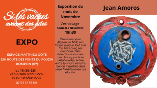 Vernissage de l'exposition de Jean Amoros