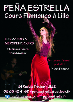 Cours de danse Flamenco Peña Estrella  Hauts de France