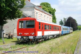 Autorails anciens en gare de Pontivy