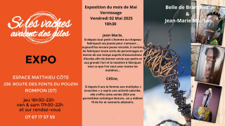 Vernissage ;de Belle de branches et Jean-Marie Mouton