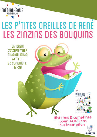 P'tites oreilles de René : Les zinzins des bouquins !