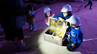 Chasse au trésor en carrière souterraine